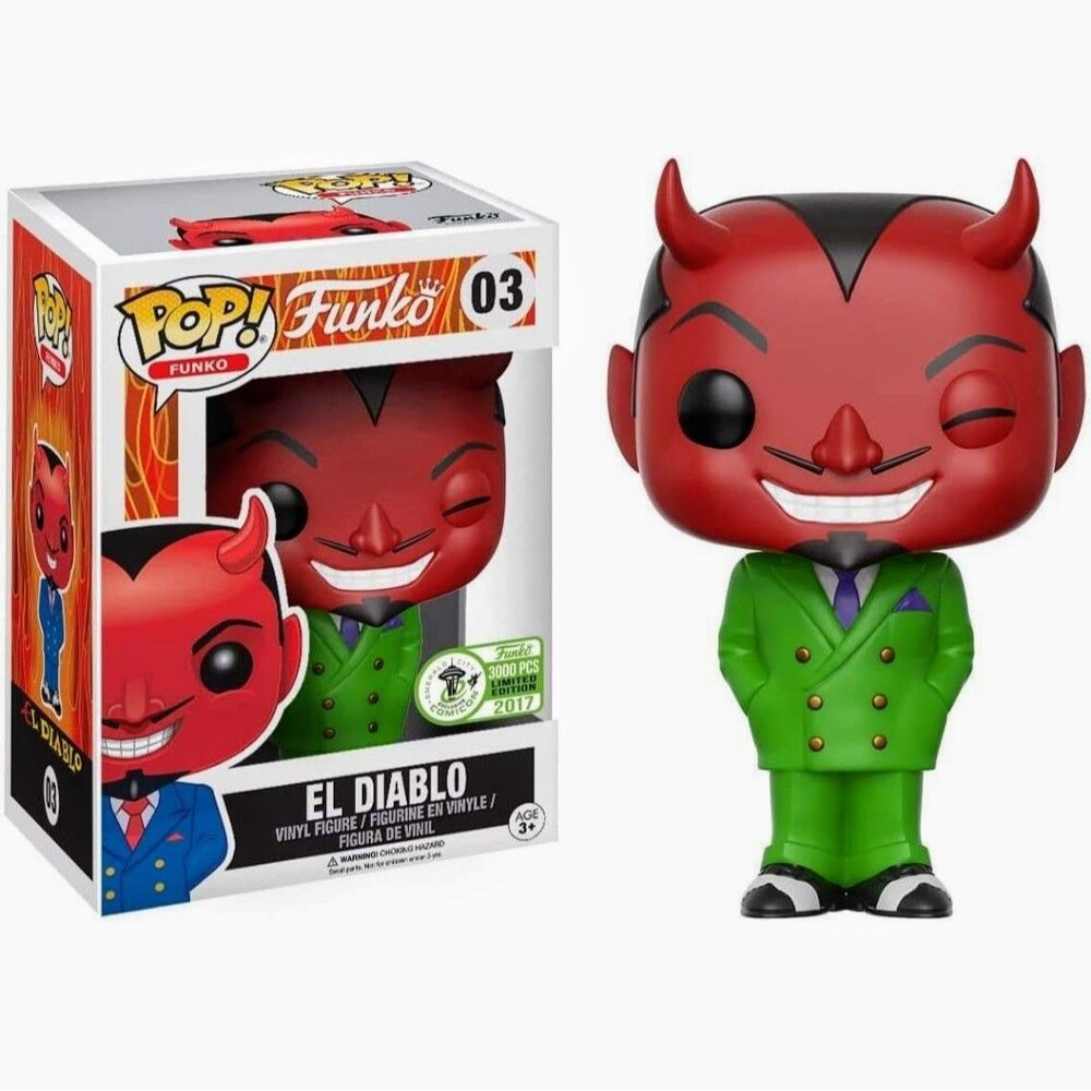 Funko Pop 🍀 ECCC Emerald City Seattle 🌈 EL Diablo ☘️ Green Suit